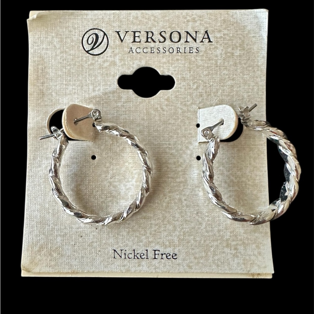 3/15 mix and match
 Twisted Silver Earrings